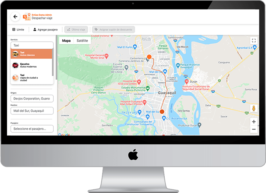 Panel Administrativo Web